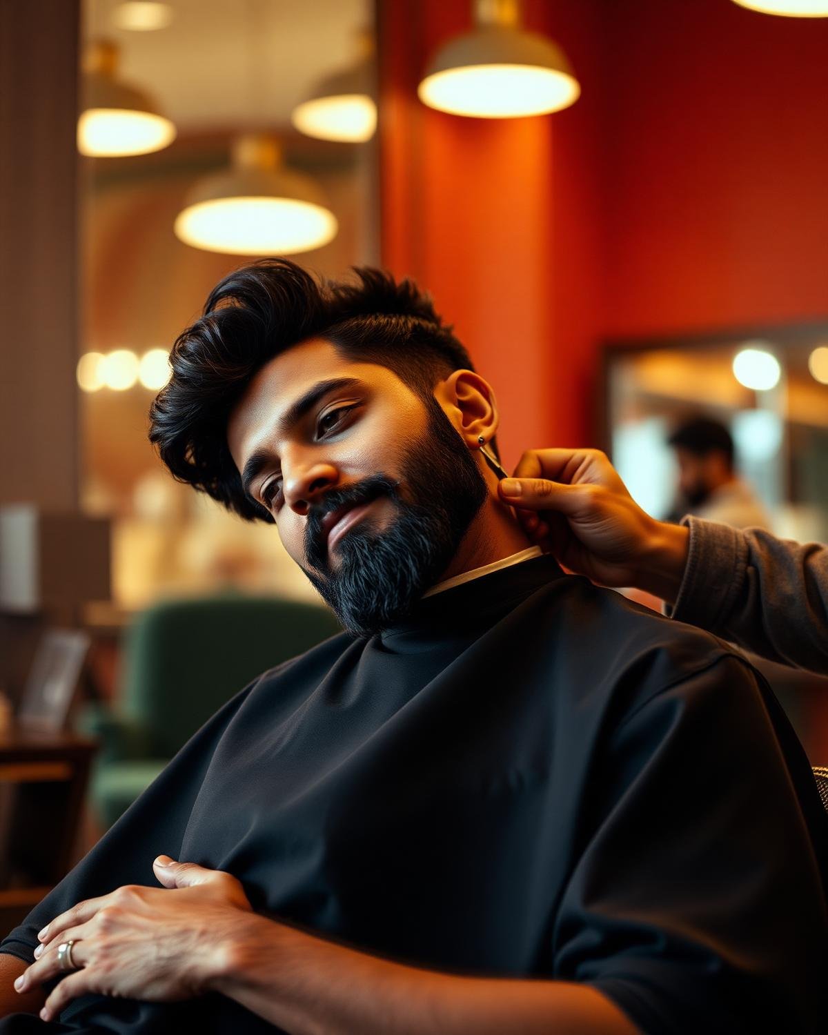 Beard & Men's Grooming at Orange Unisex Beauty Salon, Hubballi